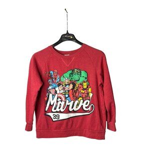 Marvel Womens Sweatshirt Size L Hulk Spiderman Thor Ironman Captain America